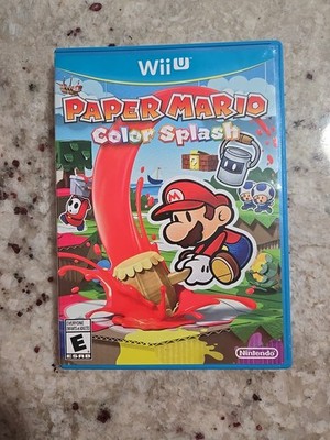 Paper Mario Color Splash  (Nintendo Wii U, 2016)