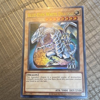 Konami Foil Blue-Eyes White Dragon Yu-Gi-Oh! SDBE-EN001 ATK 3000 DEF 2500