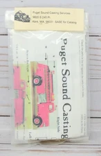 Puget Sound Casting Services 97-036, 70's Kenworth Fire Truck Kit, 1/87 HO Scale