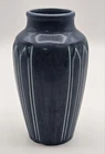 Arts & Crafts 1926 Rookwood Pottery 3-Spear/Lotus Leaf Shape 1823 Blue Vase 7"