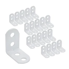 20pcs Iron L Bracket Joint Right Angle Bracket Heavy Duty Shelf Braces for Fl...