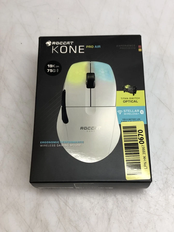 ROCCAT Kone Pro Air Kabellose Optische Gaming-Maus - Weiß - Bild 3 von 4