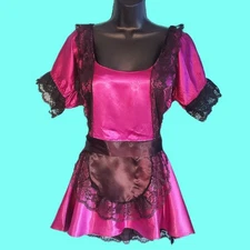 VINTAGE 80's French Maid Halloween Costume California Costume Collections...