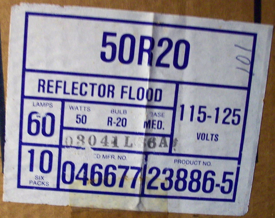 PHILIPS 6 Pack 50R20 Reflector Light Bulbs 50Watt 115-125 V Warm White Bulbs NEW - Image 3 of 4