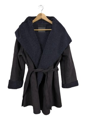 ADOLFO DOMINGUEZ bodenlanger Mantel Damen Mantel Gr. DE 40 schwarz Casual-Look