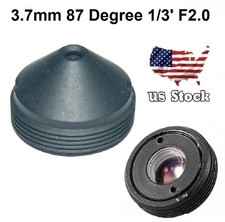 New CCTV 3.7mm 2MP pinhole lens IR MTV Lense for both 1/3" and 1/4" CCD Camera