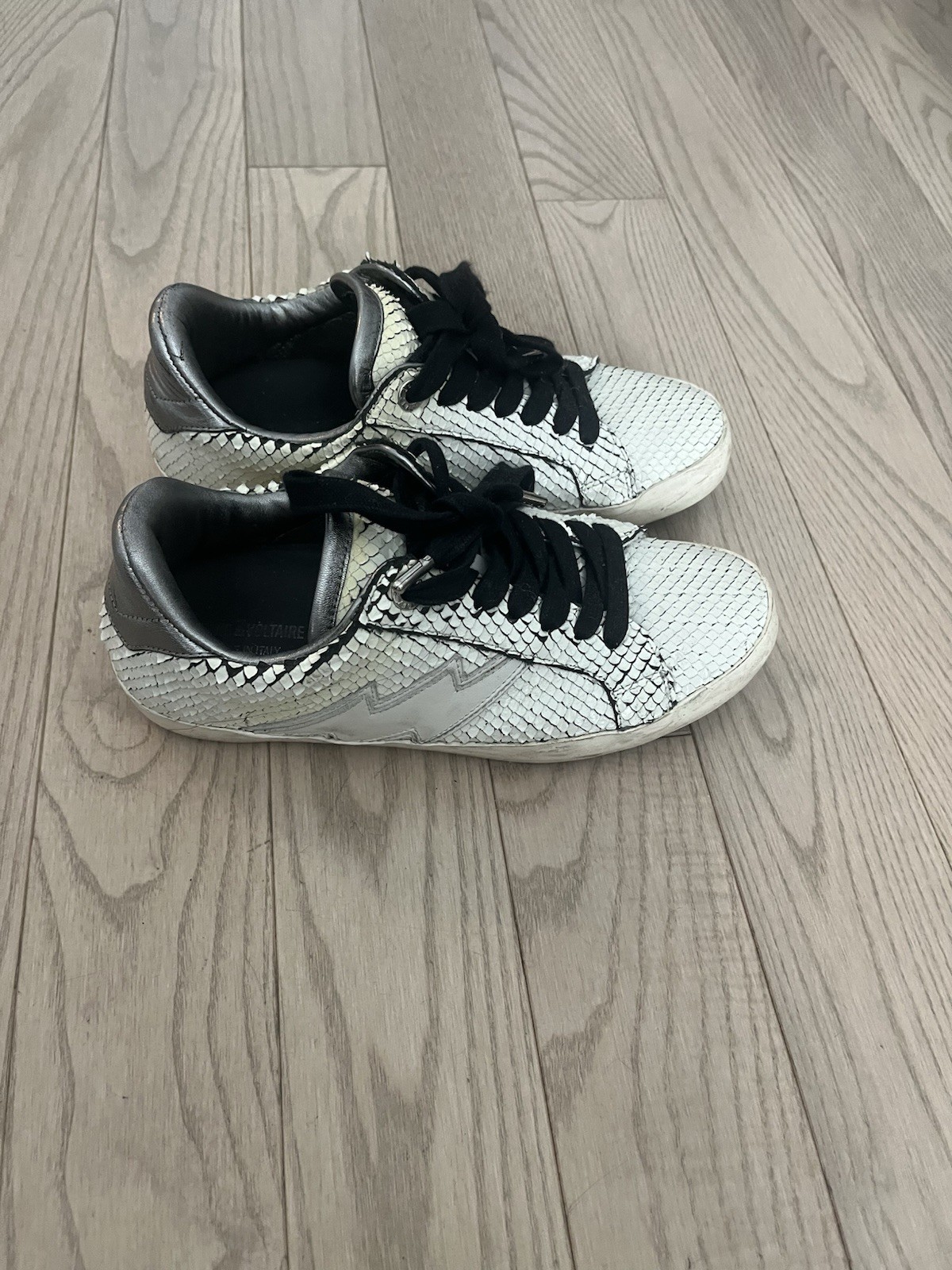 Zadig & Voltaire White Sneakers Size 37