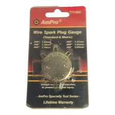 Vintage NOS Ampro Wire Spark Plug Gauge T71460 Metric & Standard