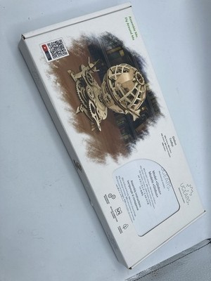 UGEARS GLOBE Mechanical Wooden 3-D Model Puzzle DIY Construction NEW Plywood