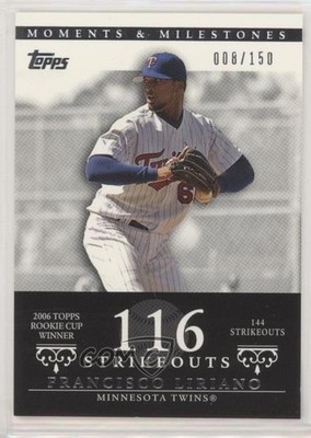 2007 Topps Moments & Milestones 8/150 Francisco Liriano #66 s7f