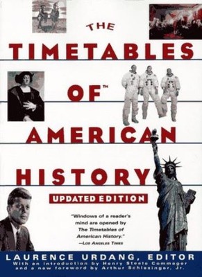 TIMETABLES OF  AMERICAN HISTORY: UPDATED EDITION By Laurence Urd