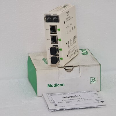 Schneider BMXNRP0200C Fiber Converter MM/LC 2CH 100Mb - Severe