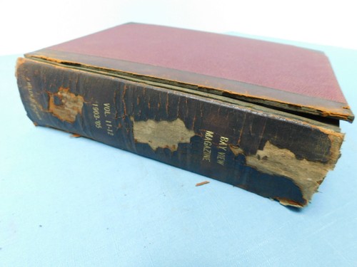 BAY VIEW MAGAZINE ~ Volumes 3 - 12 (1895-1905) -- in 5 bound books - Imagen 6 de 10