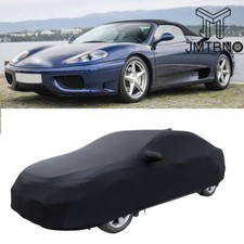 Para Ferrari 458 348 360 Interior A Prueba de Polvo Sol Negro con Bolsa Elástica Cubierta Completa de Coche