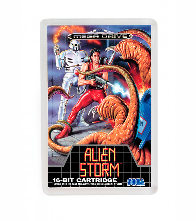 Aimant De Frigo Alien Storm Sega Mega Drive Megadrive