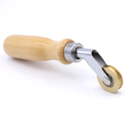 Profi Schweißdraht Andrückrolle Ø 3 - 5 mm Rolle Messing Andrück Dachdecker Neu - Bild 1 von 3