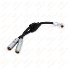 double RS 3 pin Female way splitter for Venice camera RS 3-pin extension socket