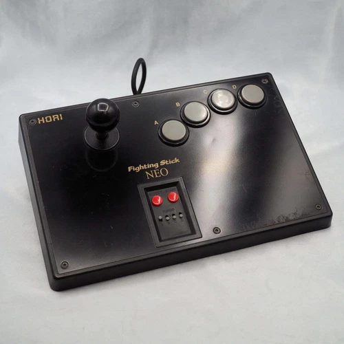HORI FIGHTING STICK NEO HNS-07 Controller NEO GEO AES Tested Working Japan