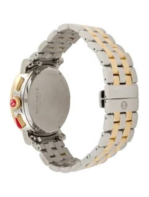 Michele Uptown Diamond Dial Chronograph MW25A00C9942 Watch Michele Uptown Diamond Dial Chronograph MW25A00C9942 Watch  main image 3