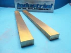 1/2" x 1" x 12"-Long 360 Brass Flat Bar -- .500" x 1.0" 2 PACK MILL STOCK