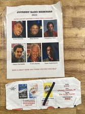 Journey Concert Pass List & Band Head Shot List 5/4/22 GR Mi Van Andel Arena