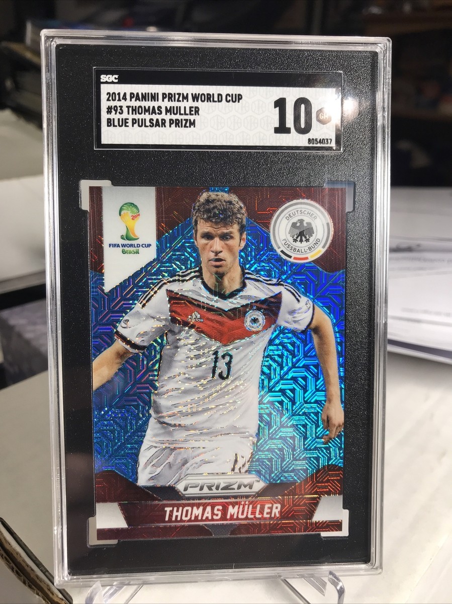 2014 Panini Prizm World Cup THOMAS MULLER Blue Pulsar Prizm Rare