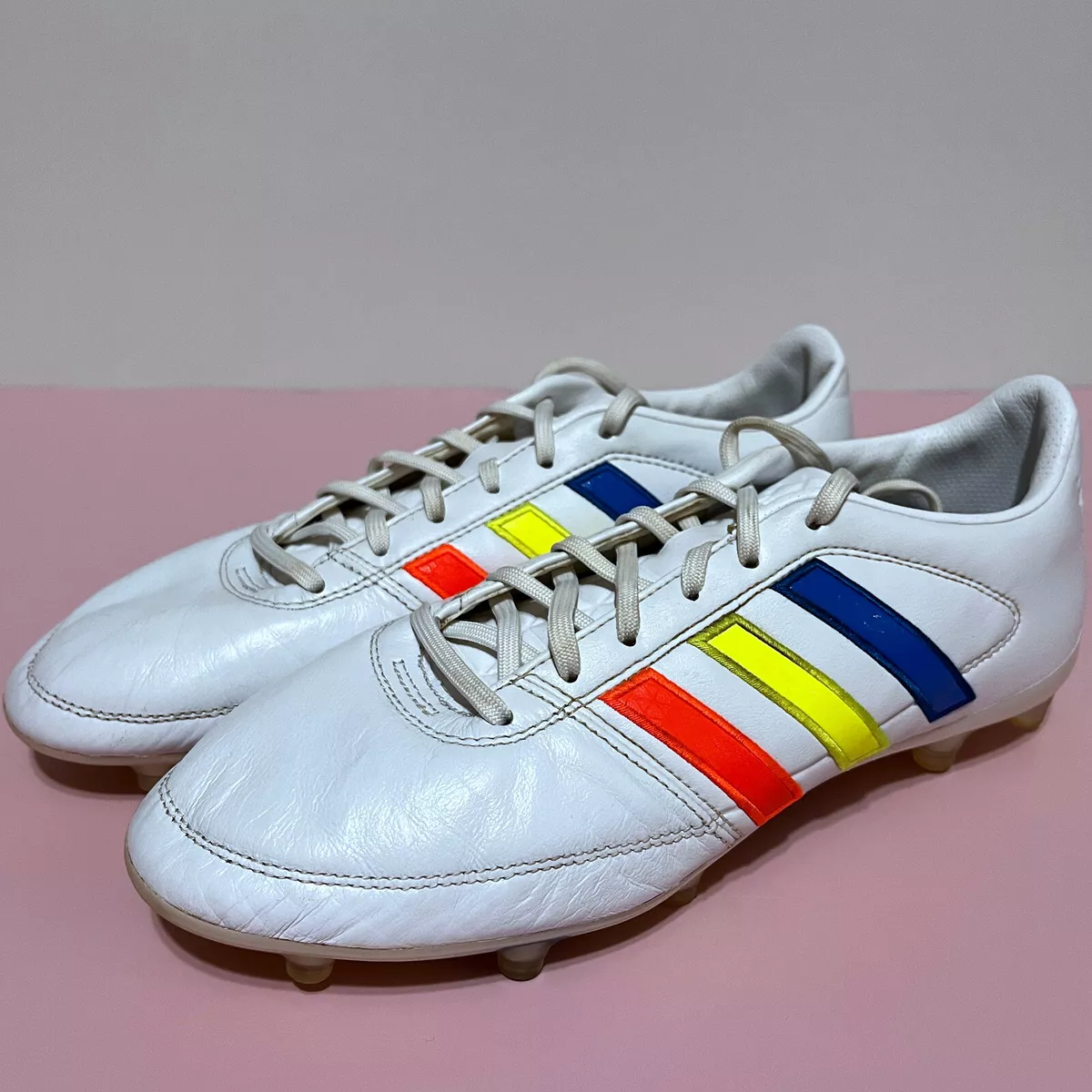 kom huiswerk Infrarood ADIDAS Gloro 16.1 FG S42167 White Leather Soccer Cleats Football Size US 8  | eBay