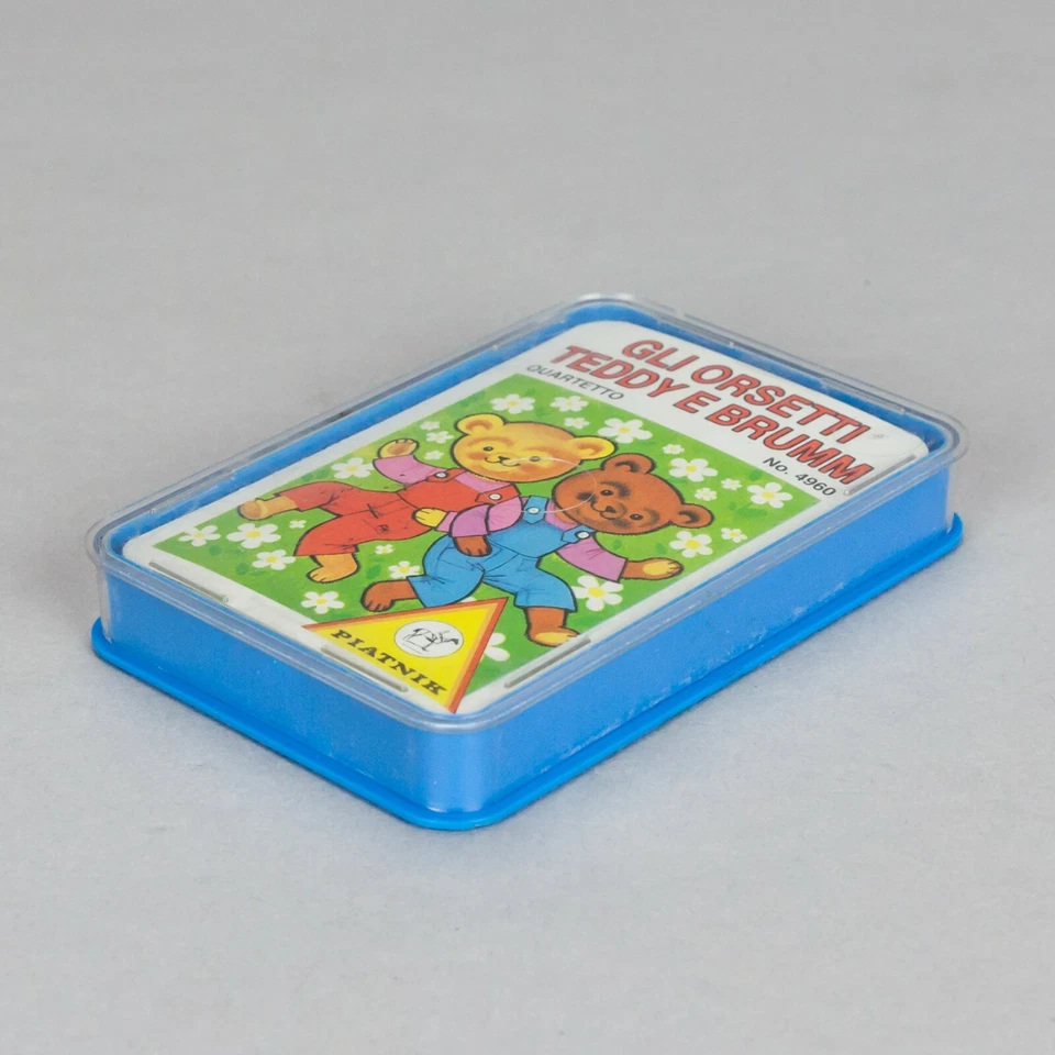 Gli Orsetti Teddy e Brumm Quartetto Quartet card carte play Piatnik Austria - Immagine 3 di 4