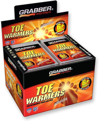 Toe Warmers - Long Lasting Safe Natural Odorless Air Activated Warmers - up to 6