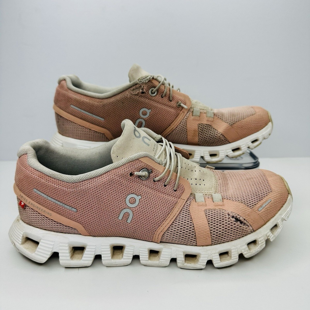 On Cloud Running Shoes Womens Size Rose Pink Athletic Sneakers