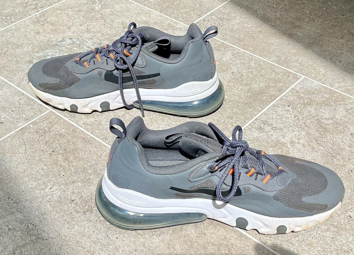 270 React Nike Air Max 270 Junior Grey And Orange Nike Air Max 270