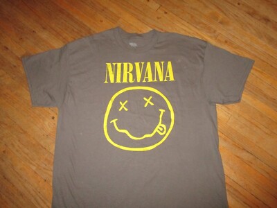 トップス THREE FACE Tee NIRVANA  Cobain Nirvana Kurt Cobain Face Bootleg Tee | Parallel