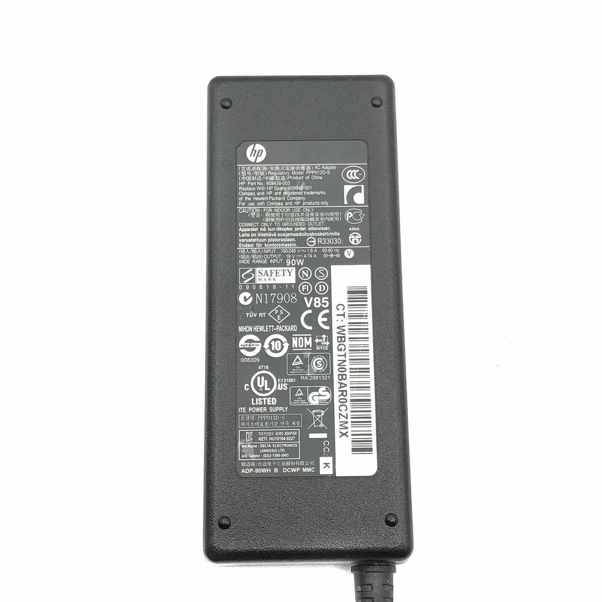 Alimentation Secteur 19V Pour PC Portable HP Compaq NC/ NX - Modèles NC6300, NC6400, Etc.