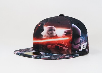 New Era 59Fifty Men Boys Cap Star Wars The Force Awakens All Over Battle Hat
