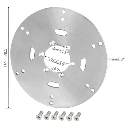 2PCS Premium 180mm Brake Disc Disk Rotor For DIY Go Kart ATV Quad Buggy Tricycle - Foto 2 di 12