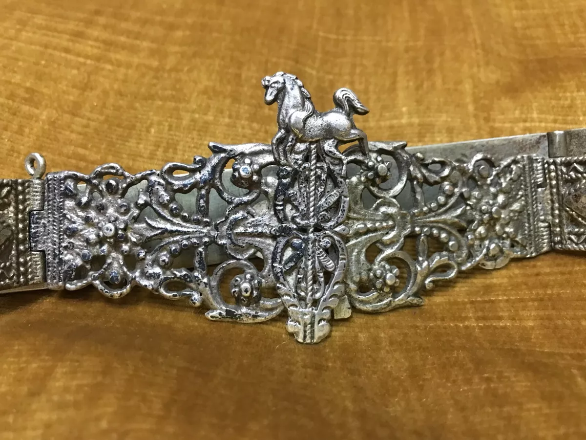 Ceinture de Mariage Orientale en Argent berbère Maroc Algérie très