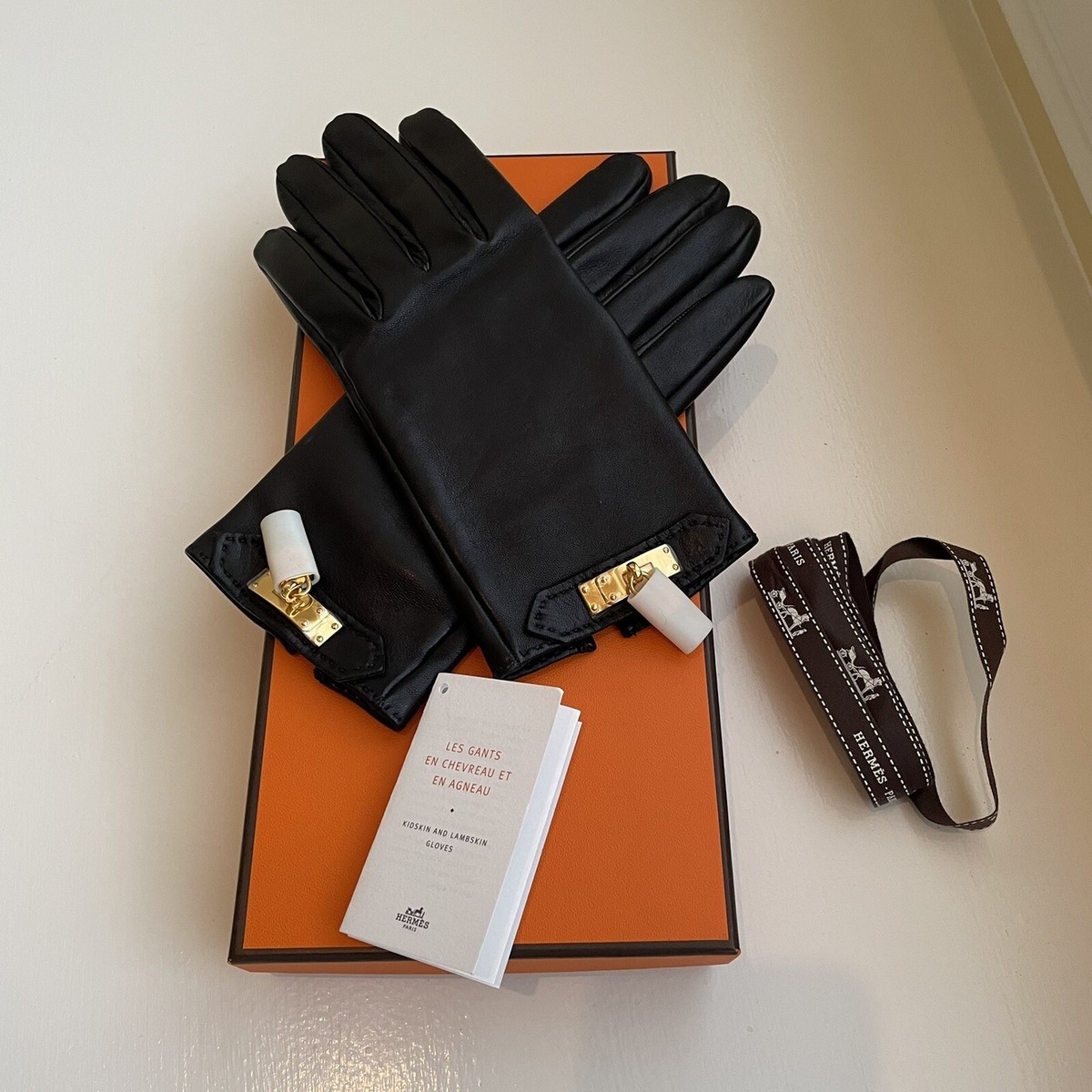 エルメス グローブ ソヤ Hermes Soya gloves black 7,5 | eBay