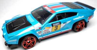 2023 HOT WHEELS DIMACHINNI VELOCE #3 SPARCO BLUE 1:64 DIECAST 3'' RACE CAR W/ RED