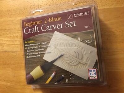 Flexcut SK111 Beginner 2-Blade Craft Carver Set