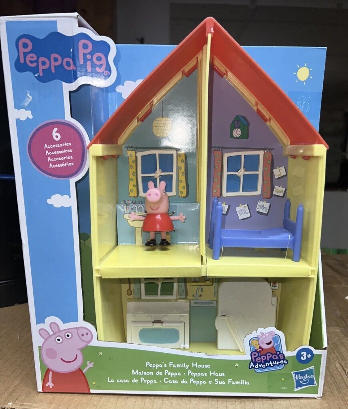 Camarada espada fuga NEW” Peppa Pig Peppa&#039;s Adventures Peppa&#039;s Family House Kids Toy |  eBay