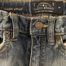 Boys Size 6 Lucky Brand Straight Leg Jeans Worn Twice