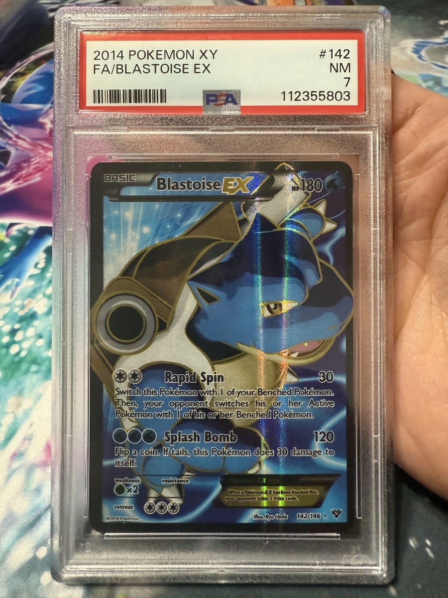 蒼盾 ページ 2014 POKEMON XY #142 FULL ART/BLASTOISE EX PSA 7 | eBay