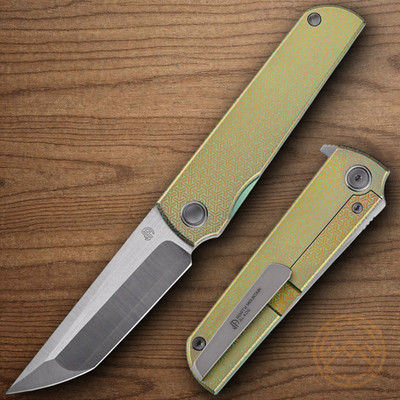 North Mountain Blade Zen Folding Knife 3.25'' ZDP-189 Steel Blade Titanium Handle