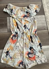 Molo Girls Horse Romper Size 11-12 / 146-152 Horses Of The Sea viscose