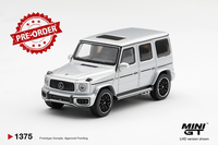 (Pre-Order) Mini GT #1375 Mercedes -Benz G63 Silver Metallic 2022 RHD