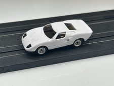 Tjet Thunderjet White AW 66  Ford GT 40 Ho Slot Car Body NEW DASH AURORA