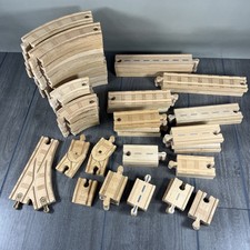 Thomas Wooden Railway Lot Reversible Track Road Switch Adjuster Train Set 80 PC