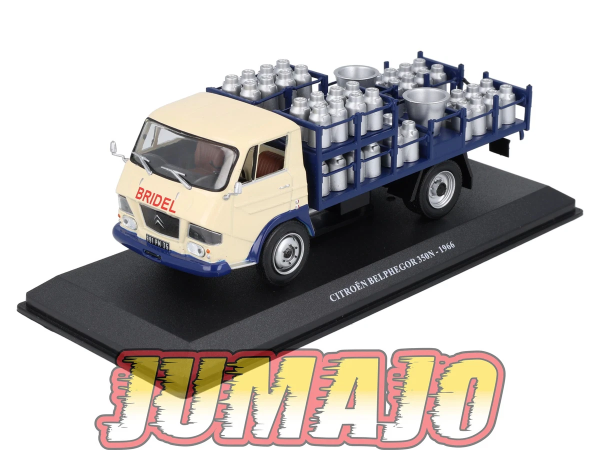 Modèle Réduit Citroën Type 350 Belphegor Laiterie 1966 - Échelle 1/43 - Altaya - Démontable - Occasion Comme Neuf