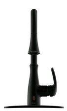 Flow Classic Pull-Down Single Handle Sprayer Kitchen Faucet, Matte Black