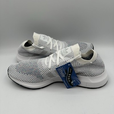 Adidas Swift Run PK Shoes Mens 13 White/Grey One/Core Black Knit Sneakers CG4126 adidas Swift Run Shoes  main image 4
